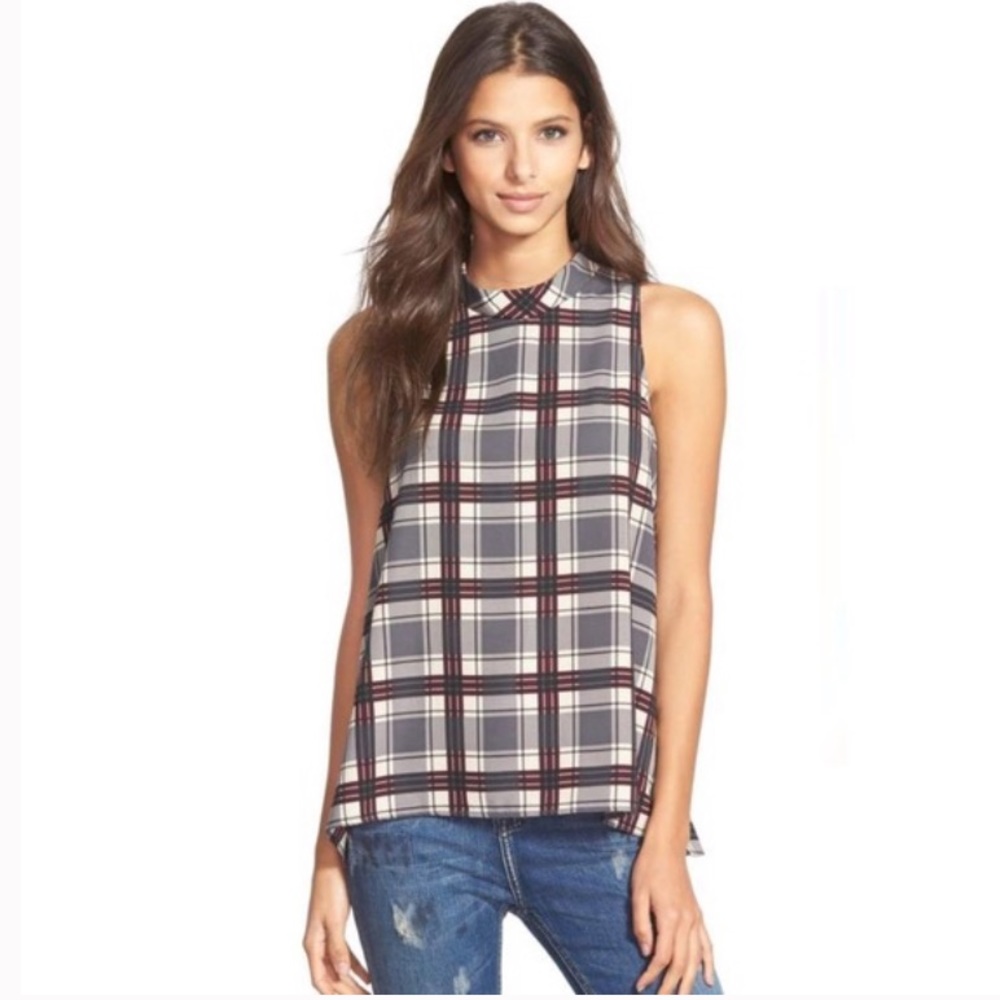 ASTR The Label Mock Neck Swing Tank